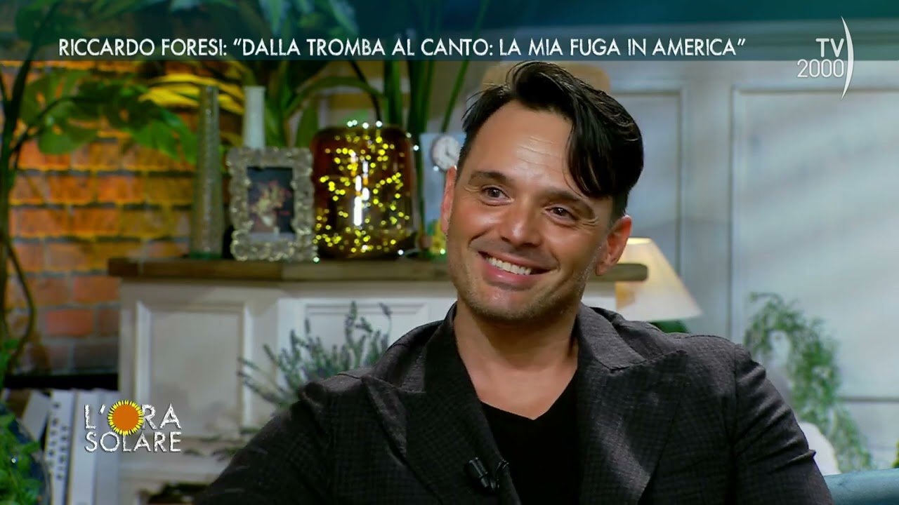 Riccardo Foresi ospite  a L'Ora Solare Tv2000 -