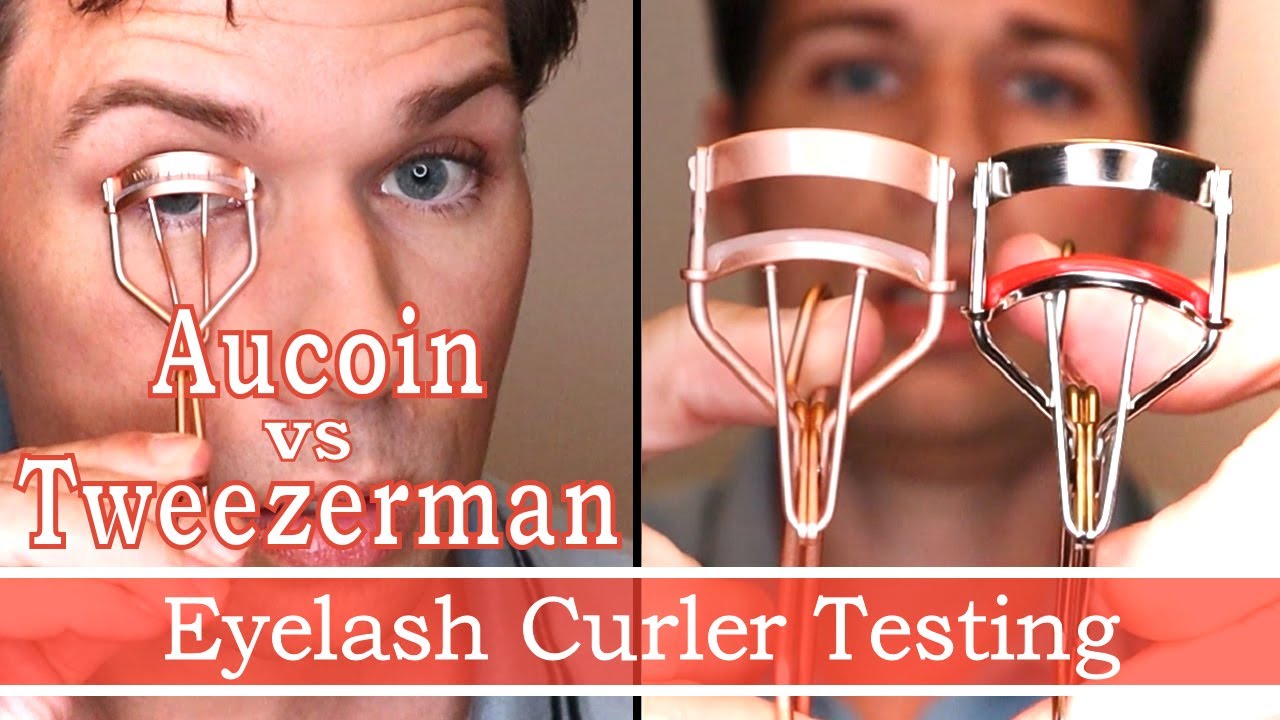KEVYN AUCOIN & TWEEZERMAN EYELASH CURLERS, REVIEW.