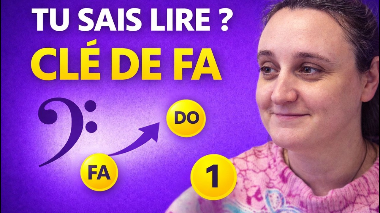 lecture de notes en cle de fa, exercice 1 🎹