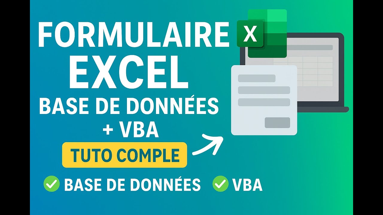 Comment Créer une Base de Données avec un Formulaire VBA Excel EN WOLOF