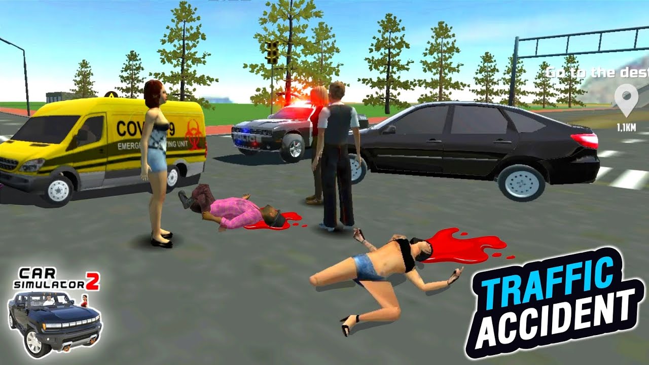 TRAFFIC ACCIDENT - NEW AMBULANCE MISSION - CAR SIMULATOR 2