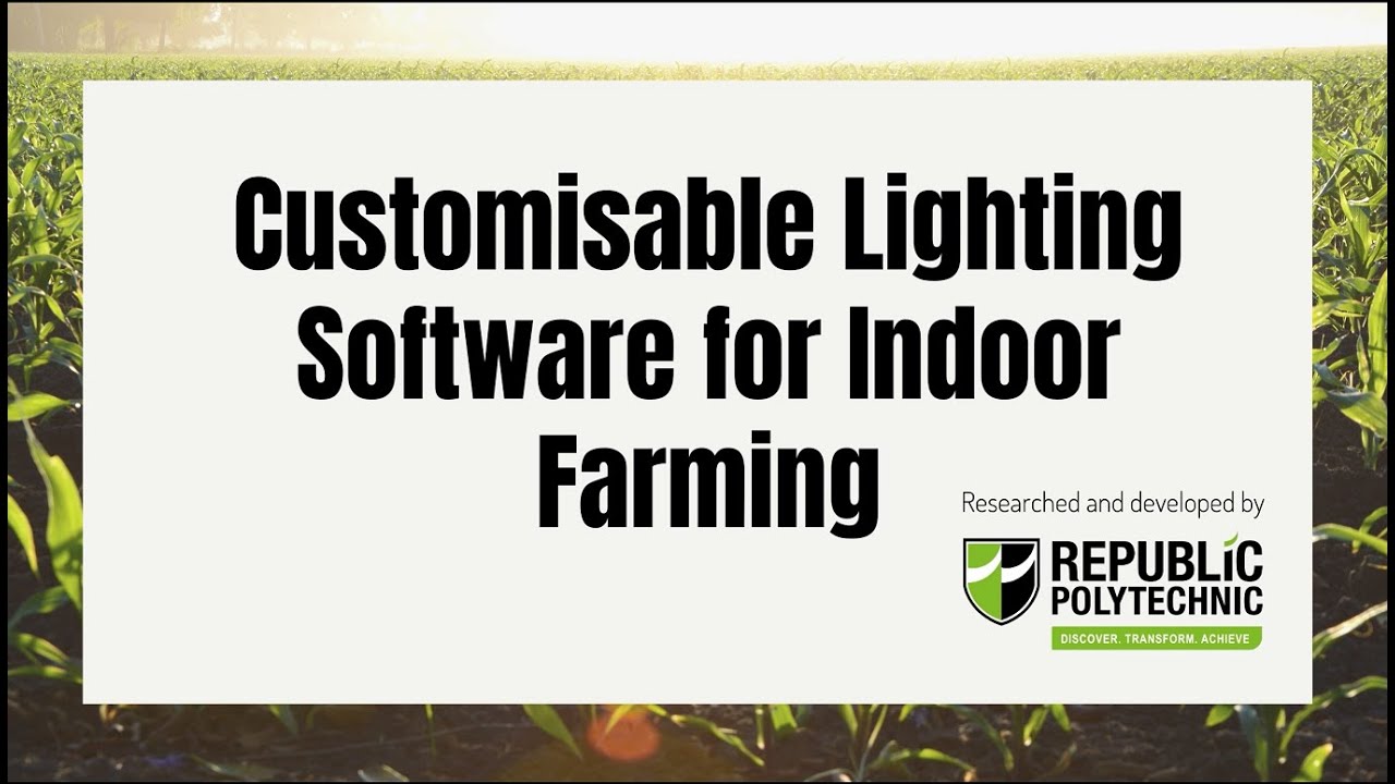 Customisable Lighting Software for Indoor Farming