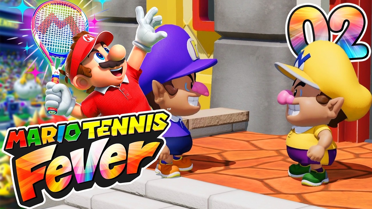 Mario Tennis™ Fever : 1ER MATCH VS WARIO & WALUIGI - Ep.02