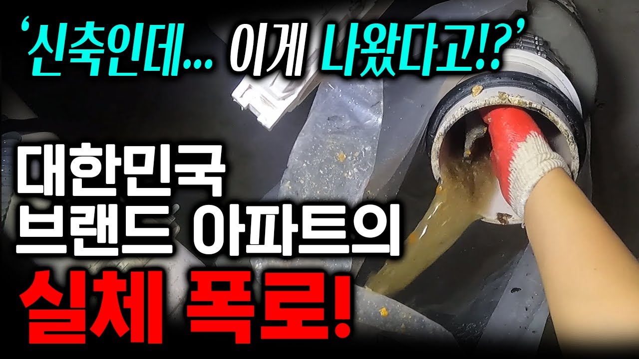 시공사 관계자가 하수구에 가득찬 이물질을 보더니 이렇게 말하더군요! (255화) | 하수구공식TV📺