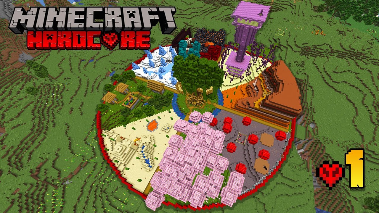 Aku Membuat Rumah Pertama di Minecraft Hardcore