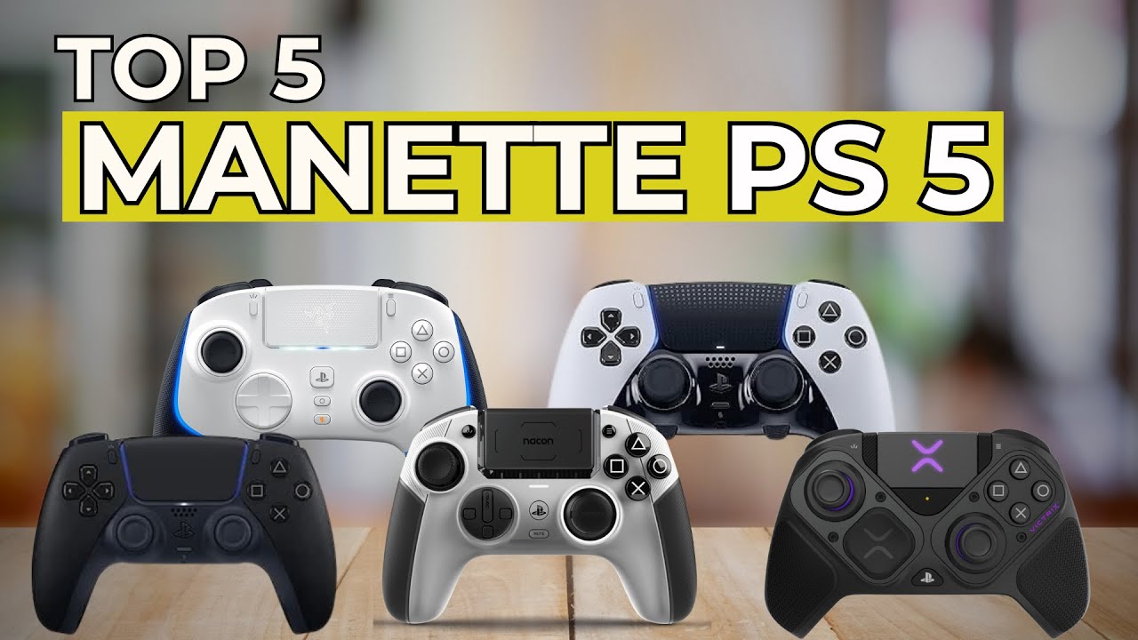 Meilleures Manettes de jeu pour la PS5 -  Top 5 des Meilleures Manettes PlayStation 5