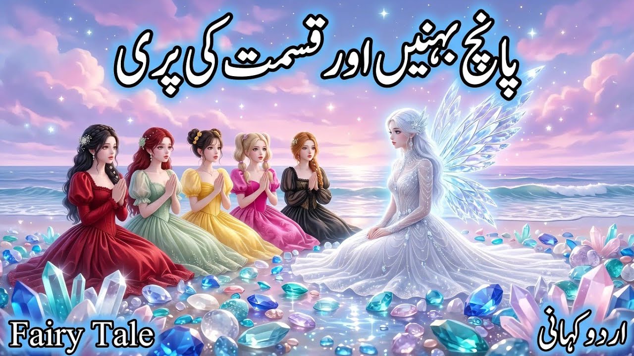 Five Sisters and the Captive Fairy 💎🧚&zwj;♀️ || Emotional Urdu Story #urdustories #hindifairytales 
