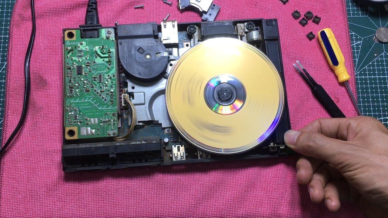 hướng dẫn thay mắt đọc cho máy game ps2 slim đời 9x
