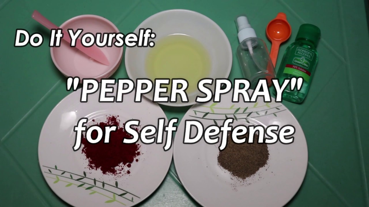 Homemade DIY Pepper Spray | Mae Vianzon