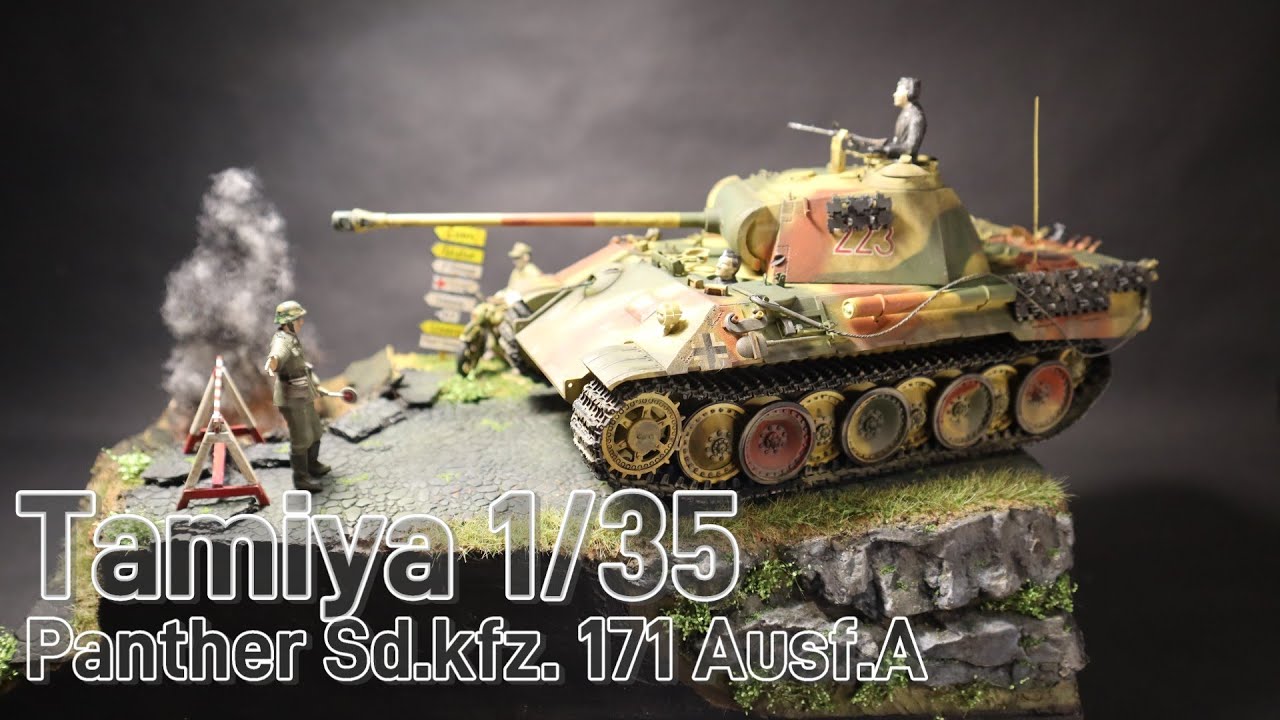 Building a Tamiya Panther from Start to Finish | 1/35 | #tamiya