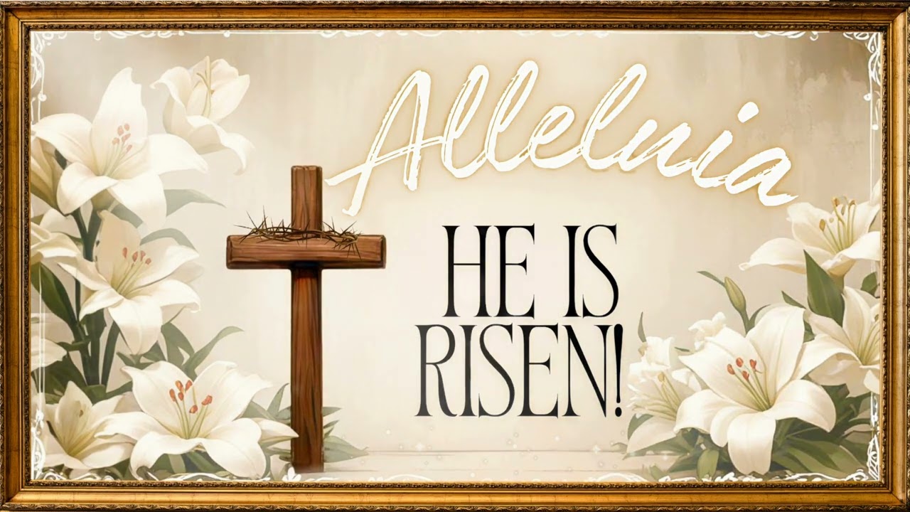 We are an Easter People! Alleluia Animated Ambience | He Is Risen 4K Religious Screensaver | No ads