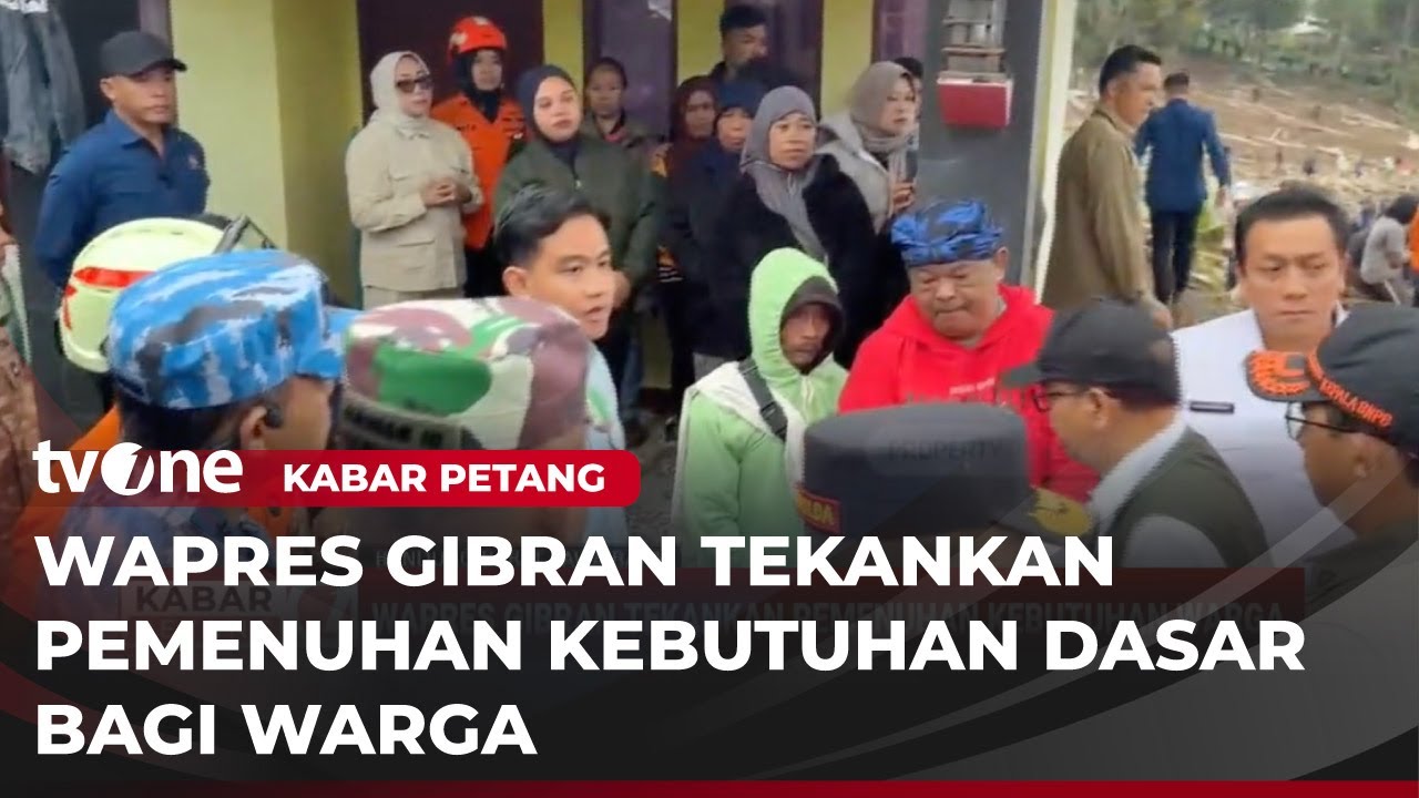 Wapres Gibran Tinjau Lokasi Longsor di Bandung Barat | Kabar Petang