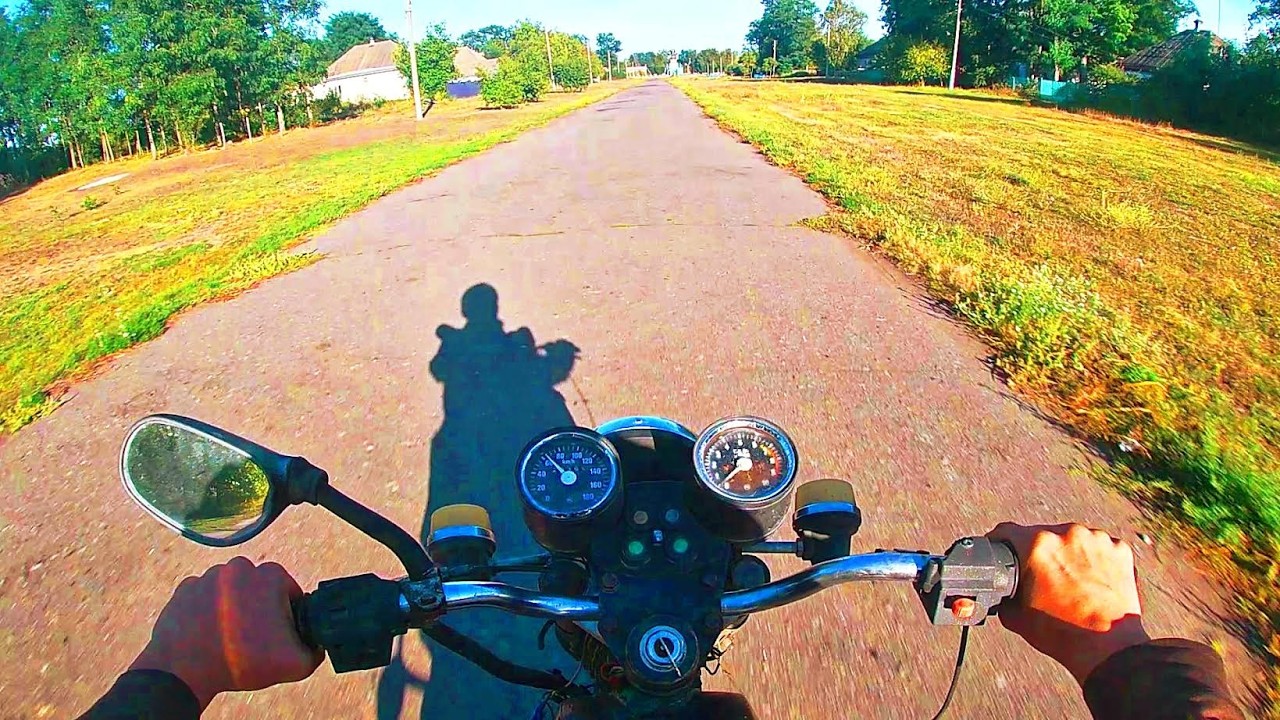 JAWA 350 typ 638.5.1 1985 year #retromoto - POV TEST DRIVE 