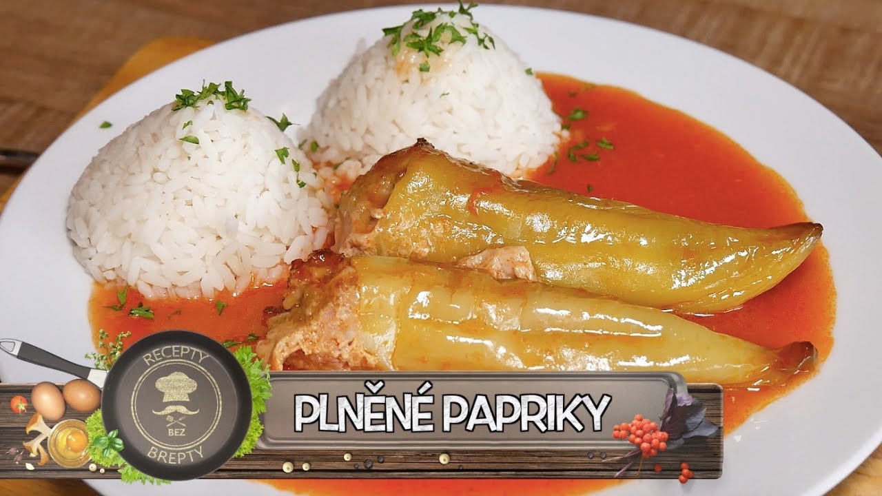 Recept na plněné Papriky - Nejlepší recept u nás! 👍