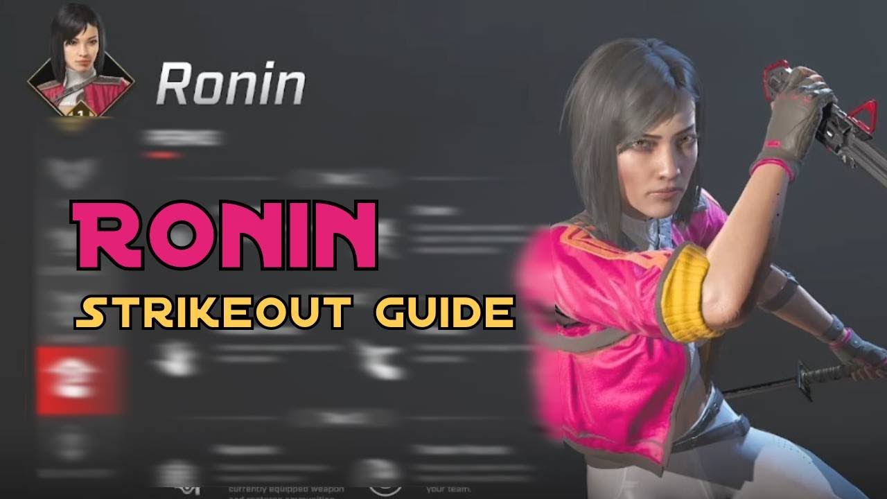 Rogue Company - Ronin Strikeout Guide - How to get more kills in Strikeout Mode