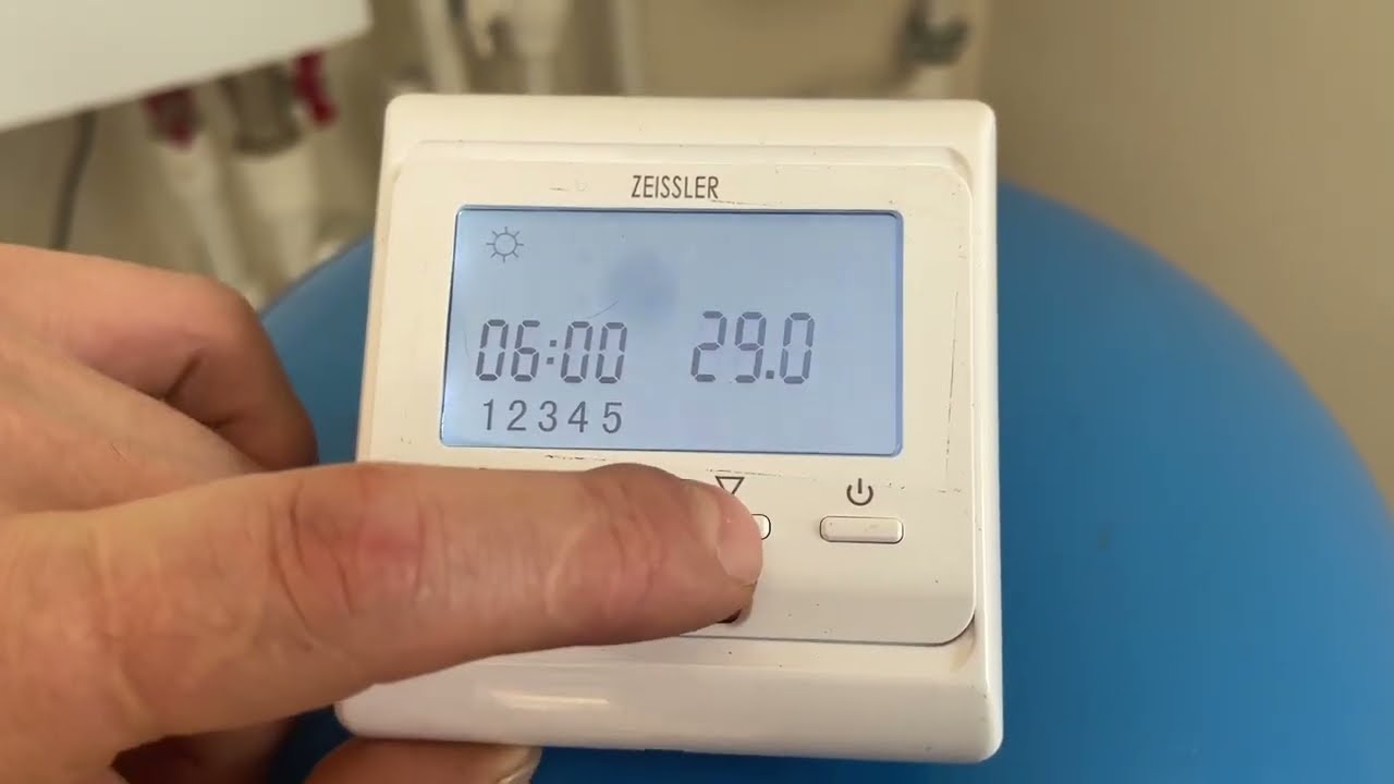 Настройка комнатного термостата zeissler