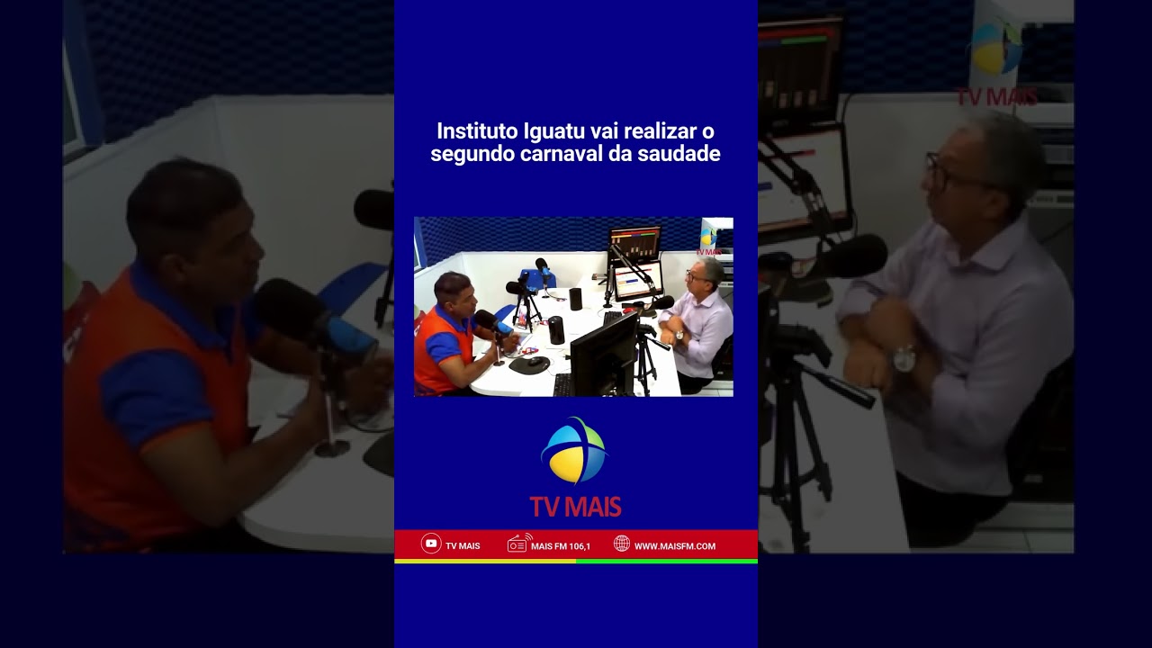 Entrevista para rádio mais FM segundo carnaval da saudade