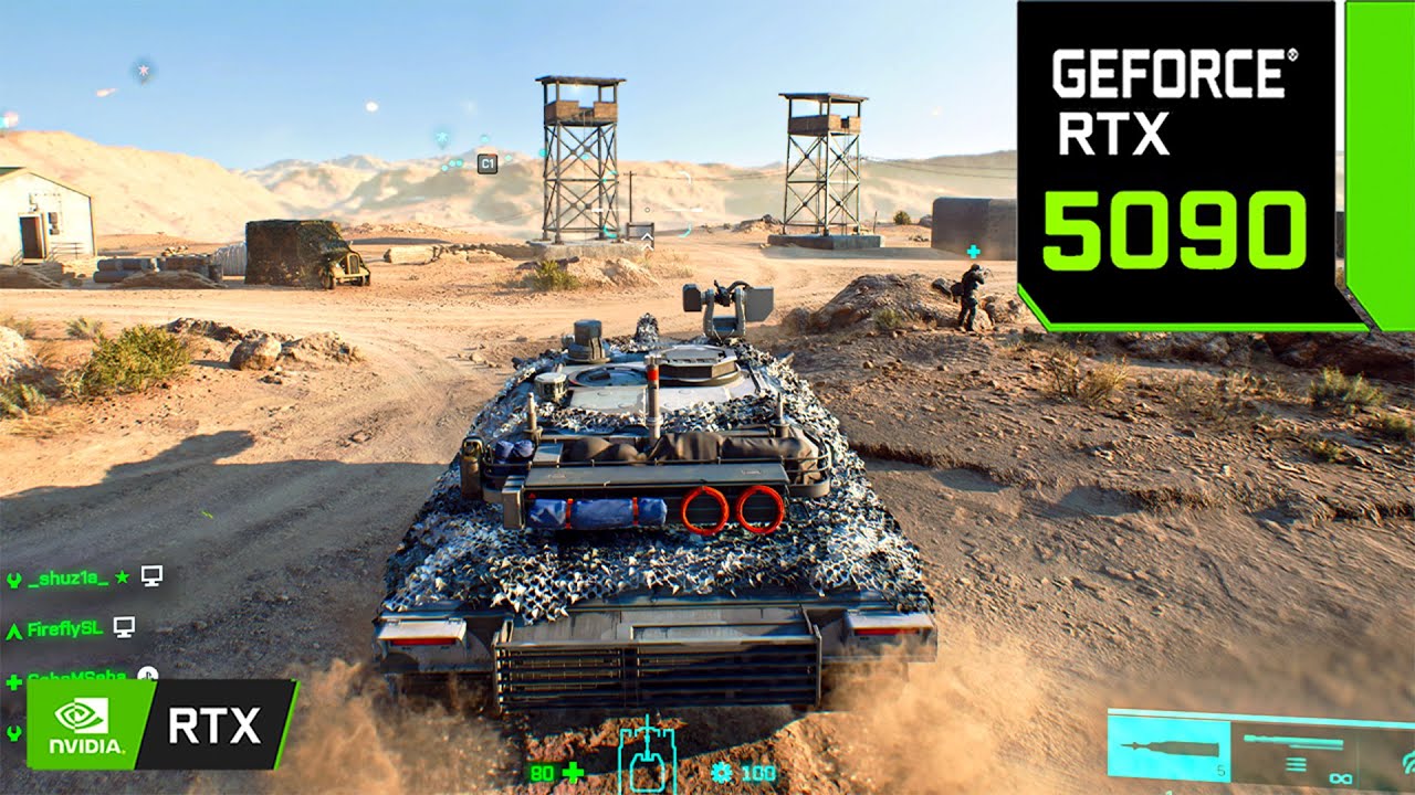 Battlefield 2042 : RTX 5090 32GB ( 4K Ultra Graphics RTX ON / DLSS 4 ON )
