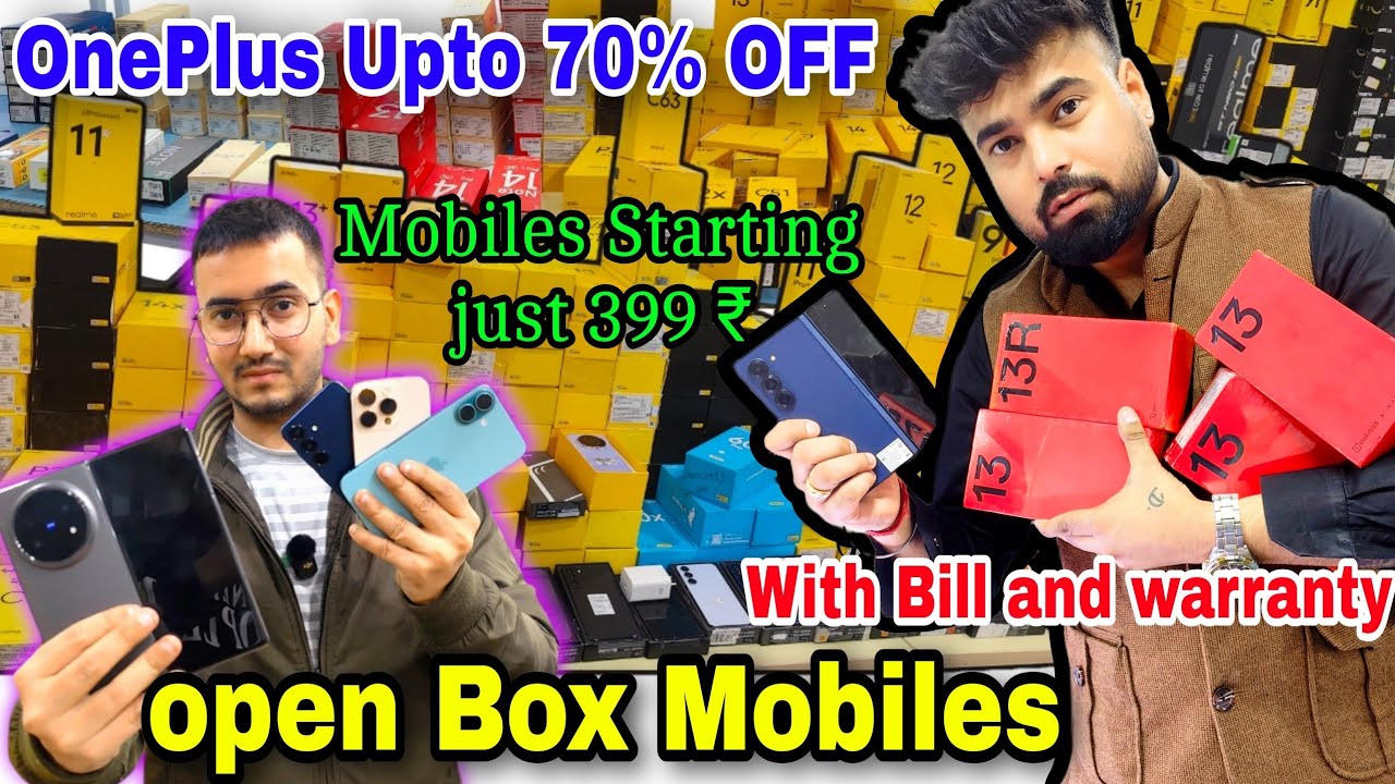 Big sale on oneplus ,13 , 8pro 70% तक छूट  openbox Mobiles , starting 400rs only latest Mobiles 2025