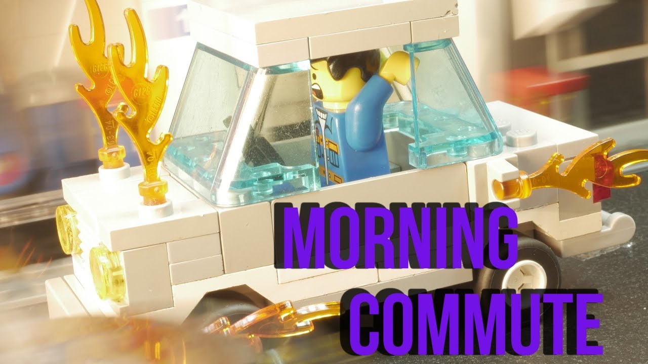 Утренняя поездка на работу LEGO