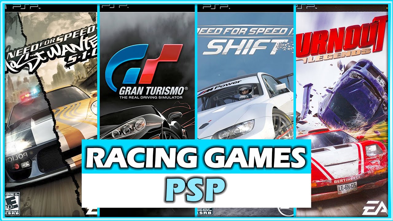 TOP 50 BEST RACING GAMES TO PLAY ON PSP || BEST PSP GAMES