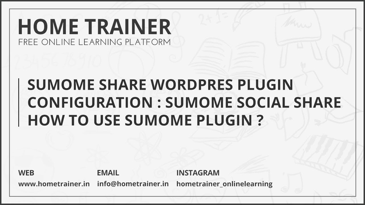 SumoMe Share WordPres Plugin Configuration : SuMome Social Share | How to Use SumoMe Plugin ???