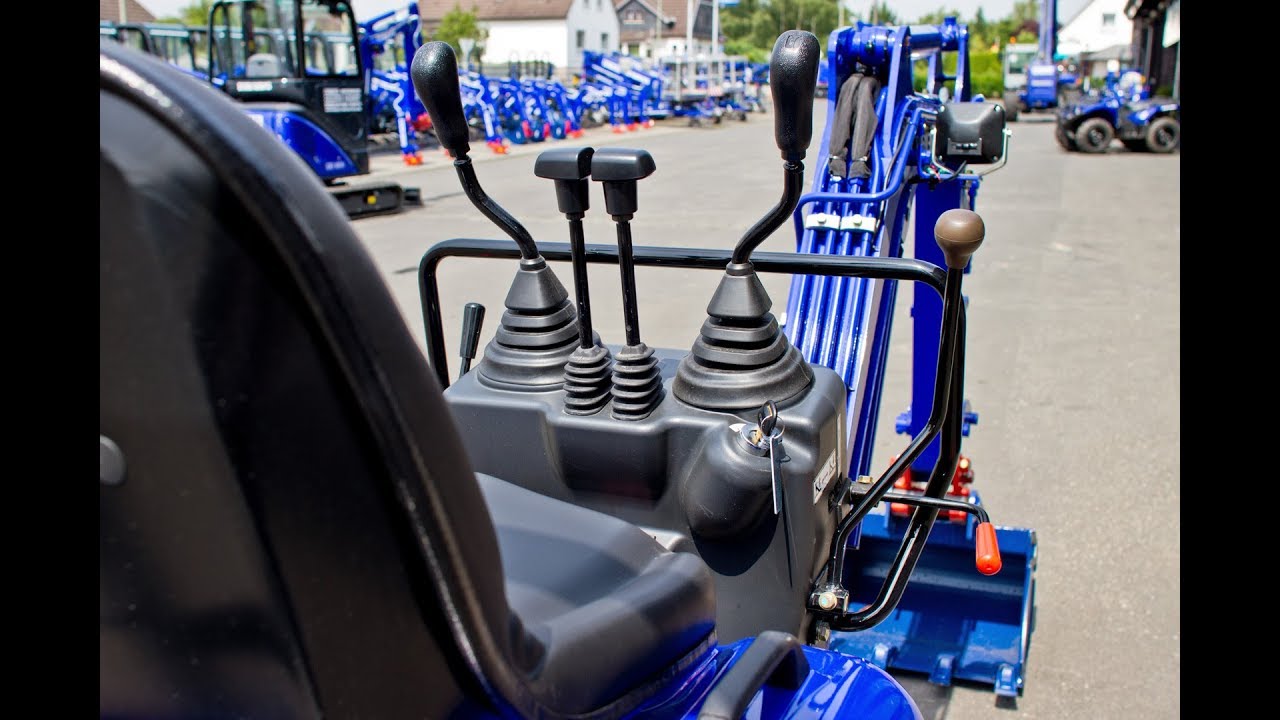 Minibagger mieten - Hitachi ZX 10U 2 Bedienung