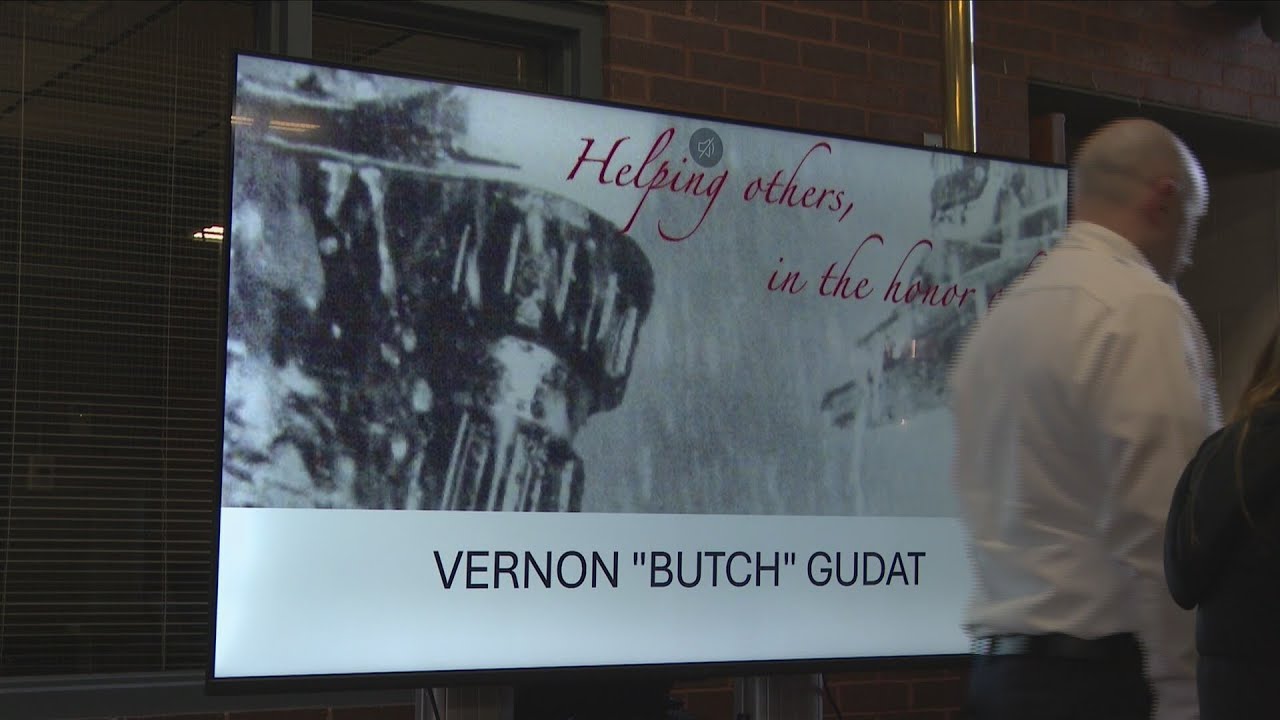 Peoria firefighters honor fallen firefighter Vernon “Butch” Gudat during annual memorial