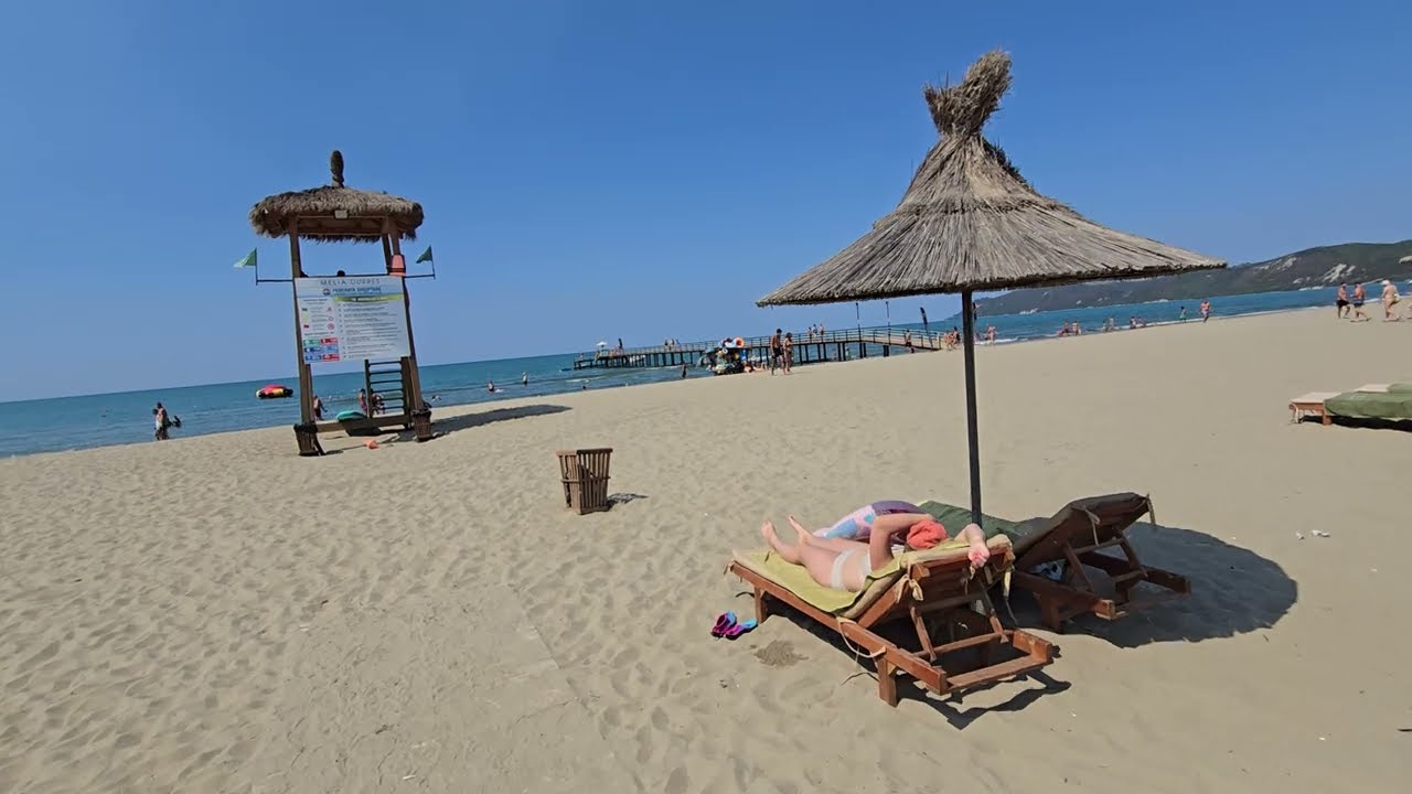 Melia Durres Albania 2024 Main Pool and Beach Walkthrough