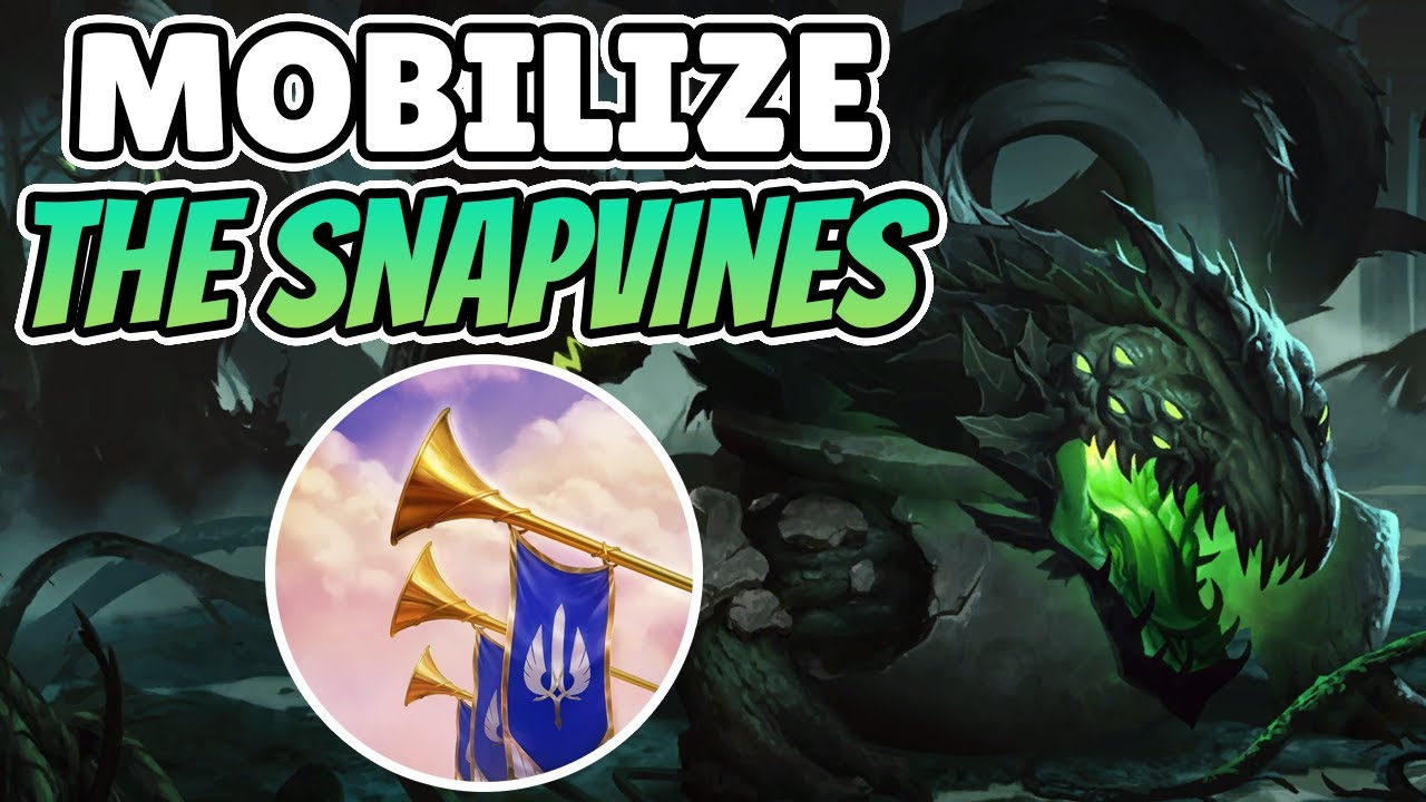 CHEATING SNAPVINES! Fast Early Plant Army (Lucian & Maokai) - Legends of Runeterra
