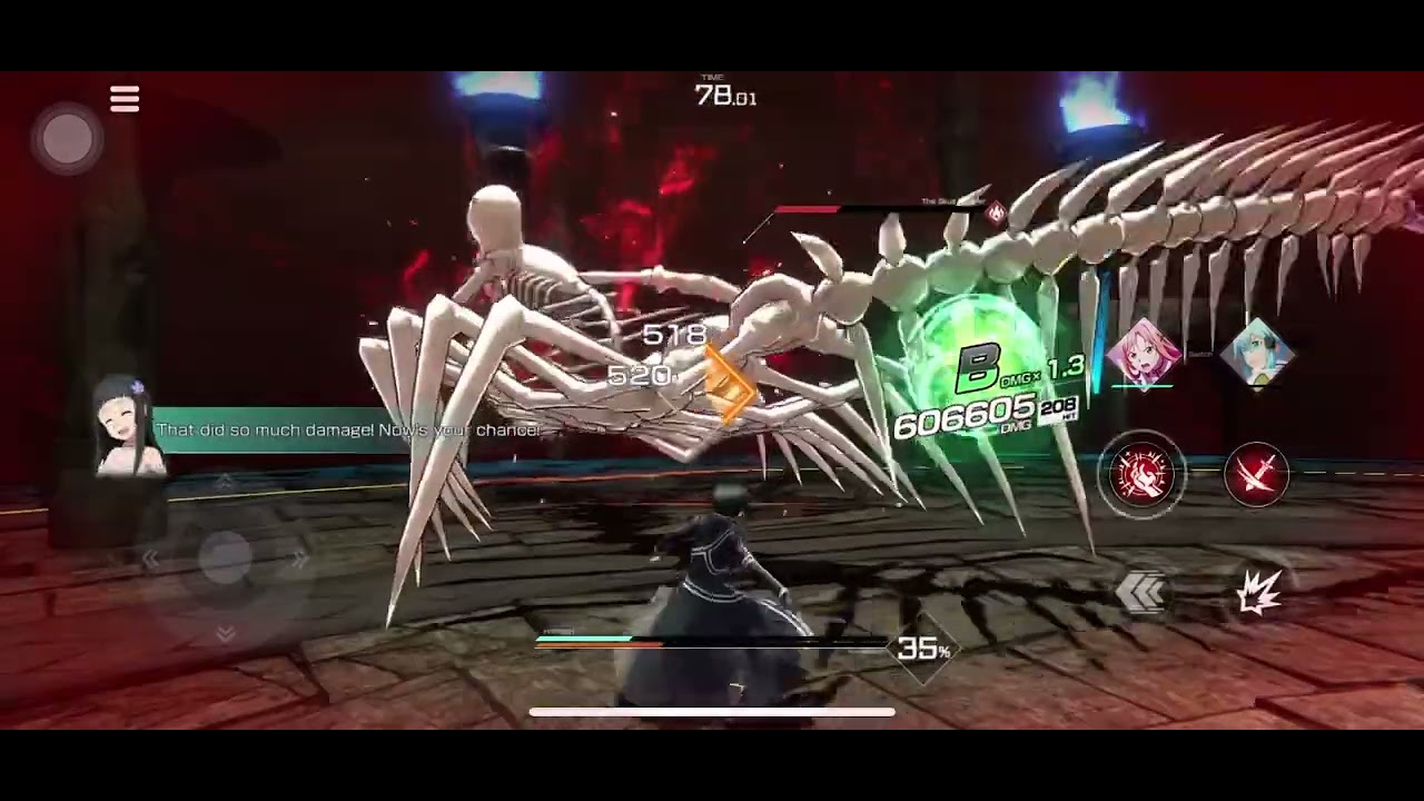 【Sword Art Online Variant Showdown(SAOVS)】Vs The Skull Reaper (Extra)