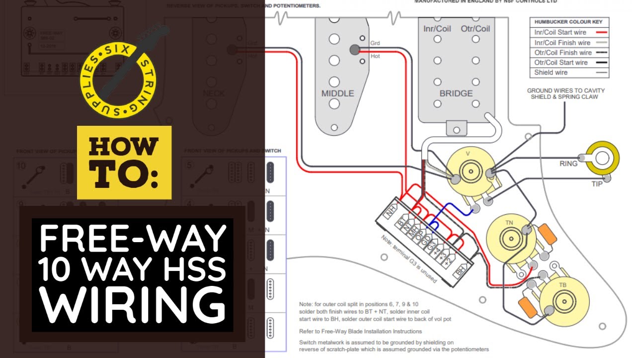HSS 10 Way Strat Free Way Switch Wiring