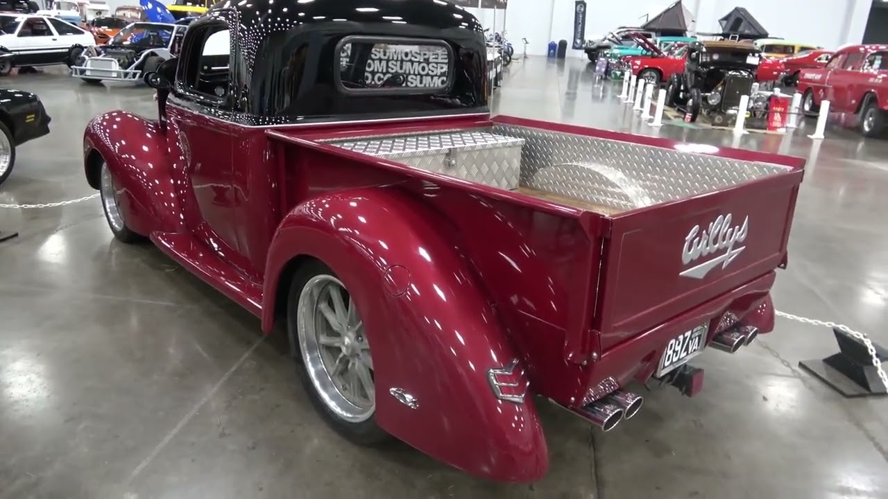 1941 Willys Fuel Injected Custom Truck CVAS Dreamgoatinc Hot Rod Customs and Muscle Car 4K Video