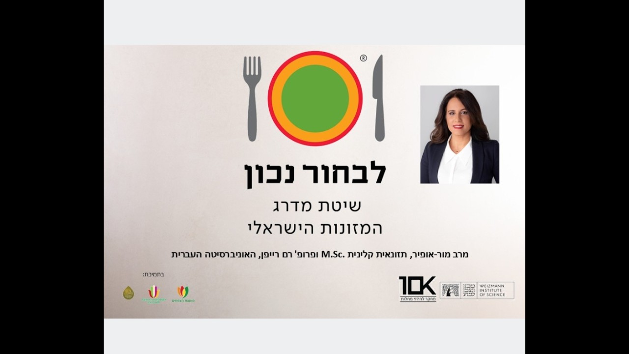 סדר בצלחת: חשיבות צריכת ירקות ופירות בחמישה צבעים להגנה על מערכות הגוף ושיטת מדרג המזונות הישראלי