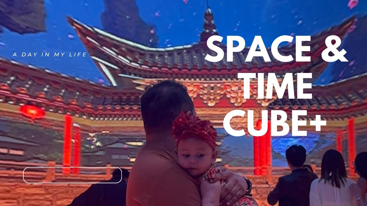 Spending time at Time and Space Cube + with my family | 3D adventure 