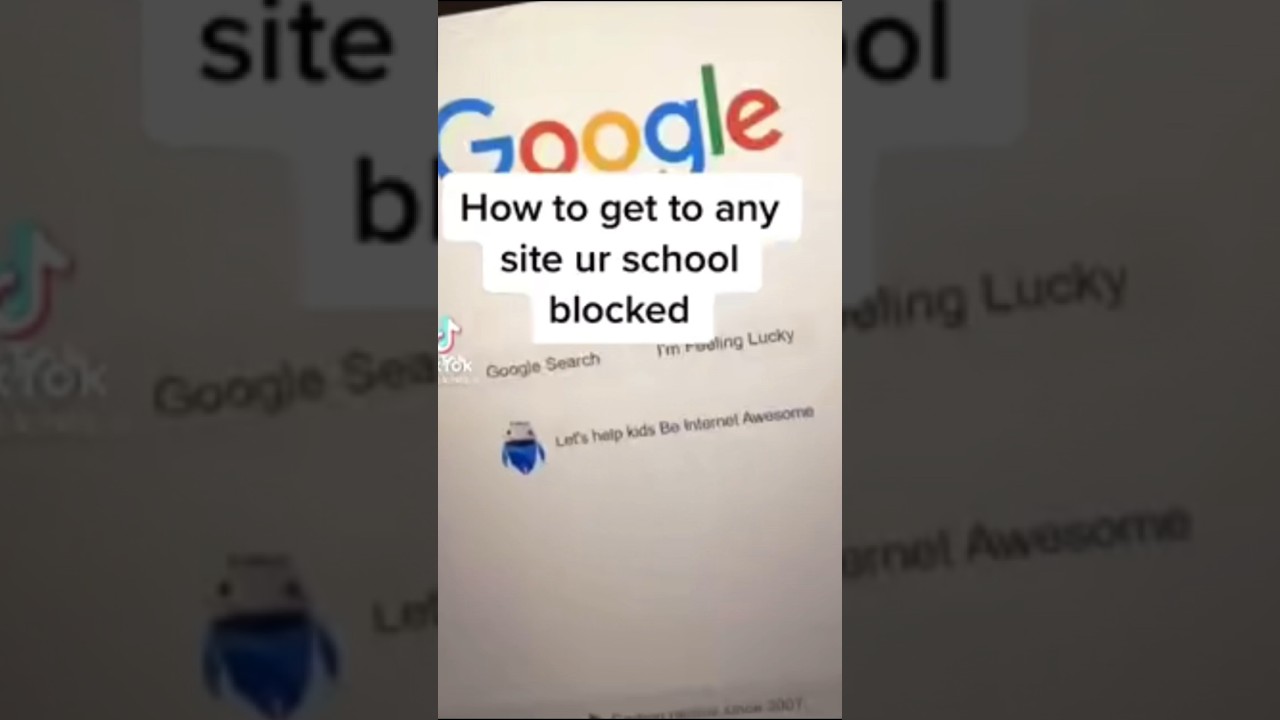 How to unblock any website your school has blocked!!! #viral #youtube #school #roadto1k