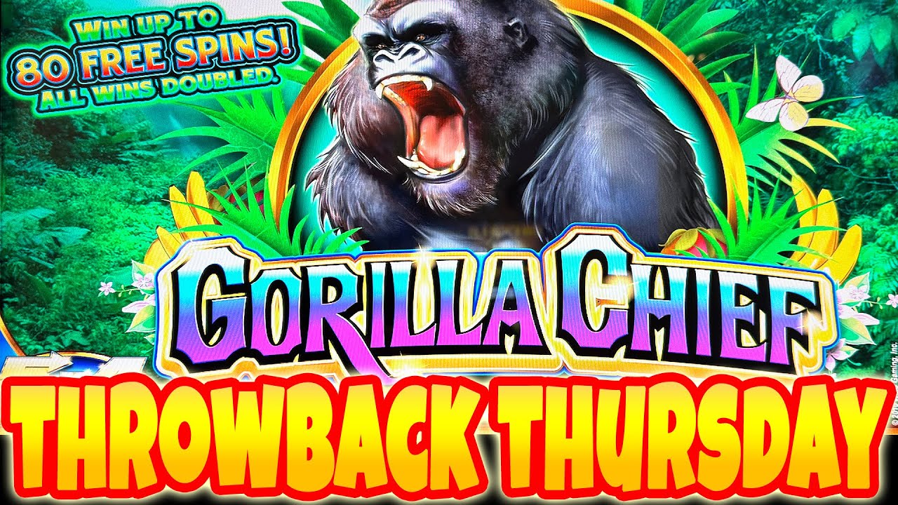 Original Gorilla Chief slot machine by WMS for Throwback Thursday at Hoover Dam Lodge!