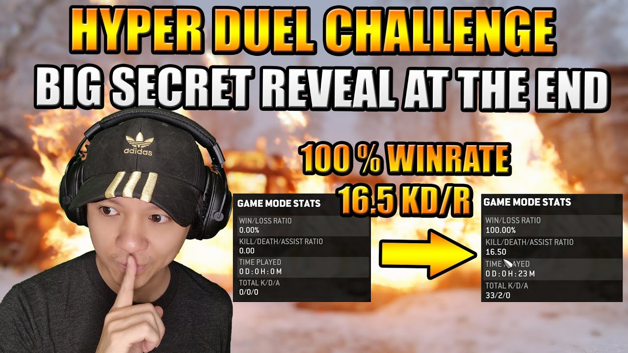 The 100% Winrate Hyper Duel Challenge - I have a Secret to Reveal! | For Honor