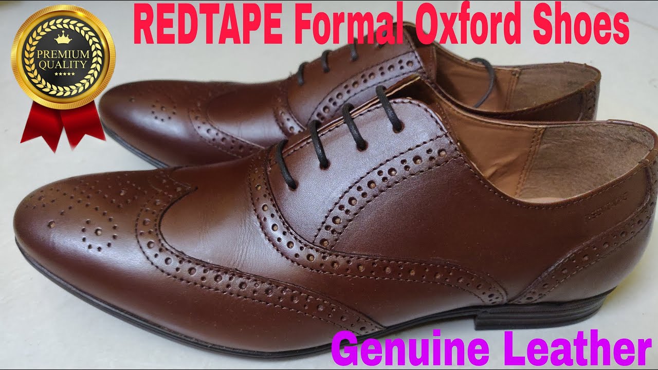 REDTAPE Genuine Leather Oxford Shoes | Formal Shoes | Shocking Price | Review & Unboxing