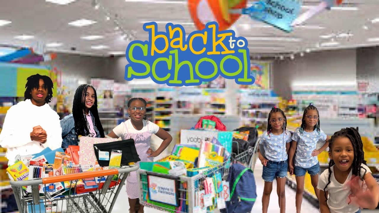 BACK to SCHOOL SHOPPING with 6 KIDS for 2024!!