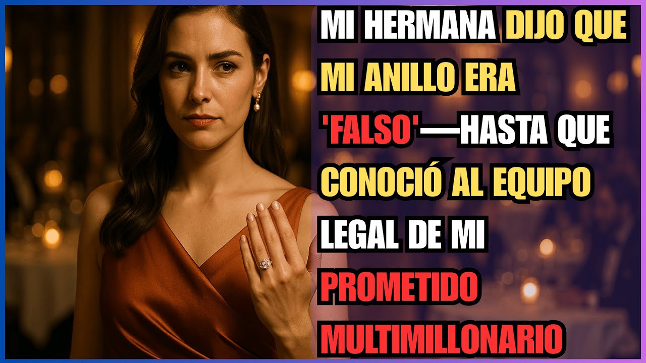 Mi HERMANA DIJO que mi ANILLO era 'FALSO'&mdash;hasta que CONOCI&Oacute; al EQUIPO LEGAL de mi PROMETIDO...