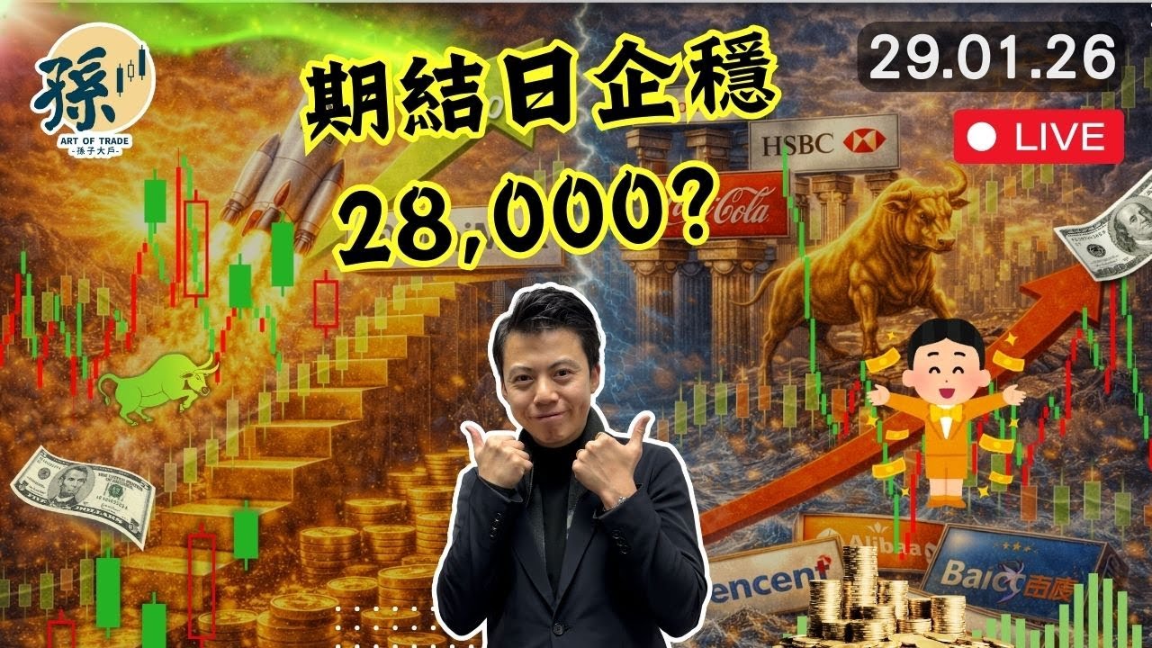 MiniMax 最高升過20%！半新股熱潮可否繼續？傳統經濟股繼續強勢科技股無運行？︱#港股 #美股 #投資 ｜2026-01-29