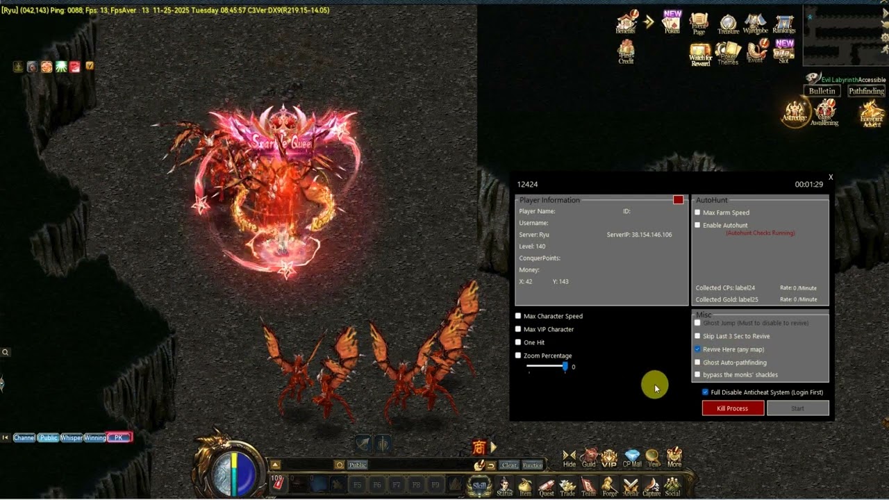 UPConquer - Server Ryu [ Best Cheat Ever ]  V1083 - 2026