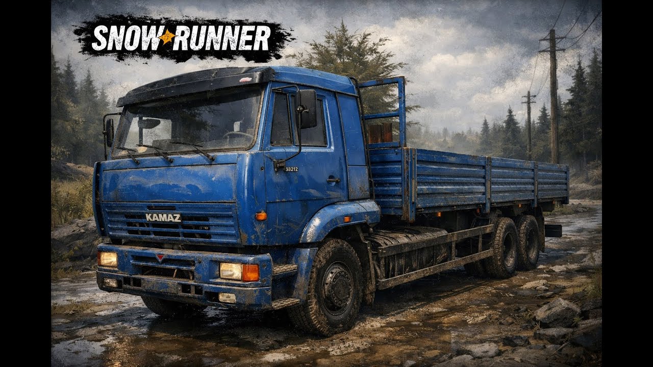 Kamaz 65117 Snowrunner Mod