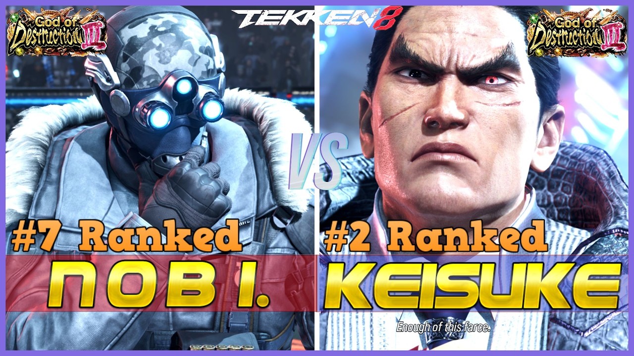 T8 ▰ KEISUKE (#2 Ranked Kazuya) Vs NOBI (#7 Ranked Dragunov) ▰ Tekken 8 High Level Gameplay