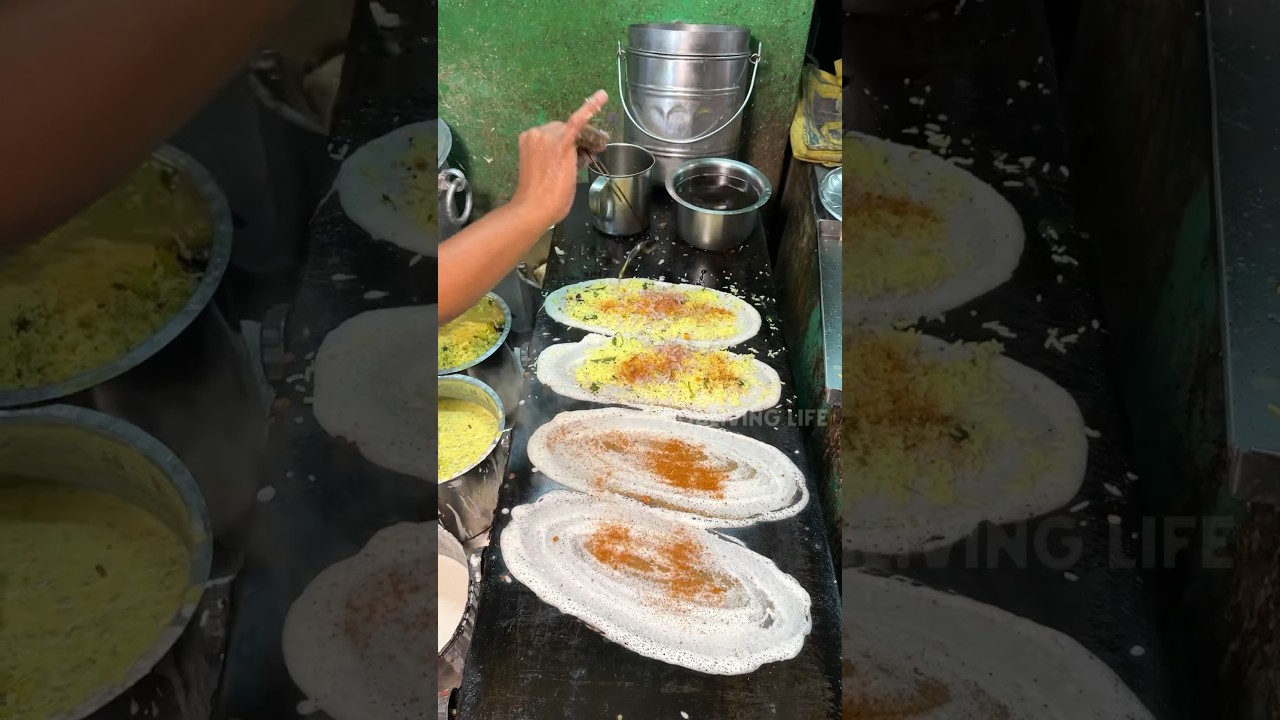 Famous Pulihora Dosa 😋❤️ in Guntur 😍 #trending #youtubeshorts #shortvideo #shorts #food #youtube