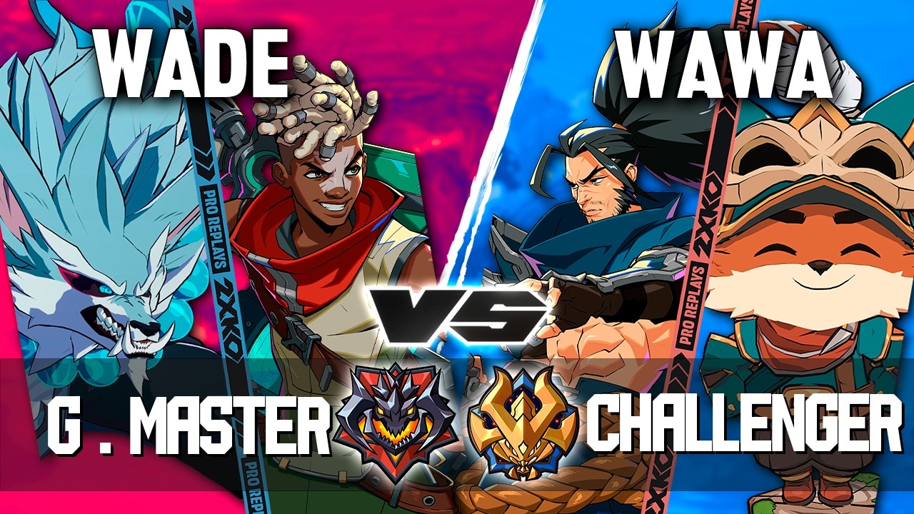 2XKO ▰ WADE (Ekko-Warwick) vs WAWA (Yasuo-Teemo) ▰ 2XKO Pro level replays
