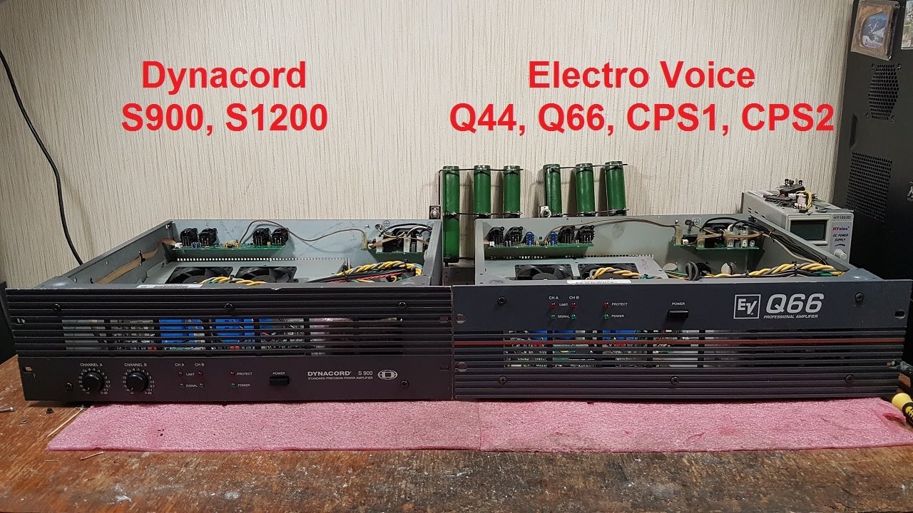 Dynacord S900, S1200, Electro Voice Q44, Q66, Electro Voice CPS1, CPS2 ремонт обзор