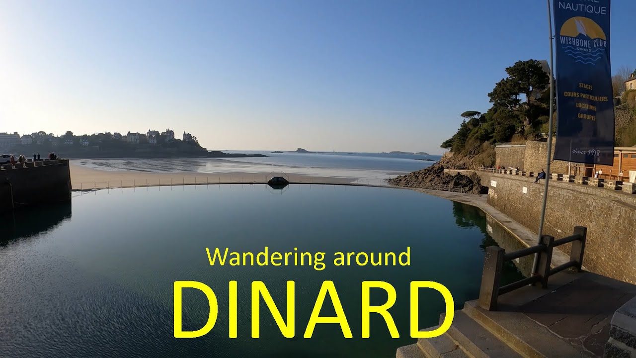 Wandering around Dinard Brittany France. A 5 minute video giving a taste of this lovely seaside town