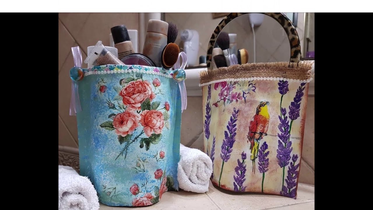 COMO CONVERTIR ♻SACHET DE JABON LIQUIDO♻ EN PORTA OBJETOS, MACETAS Y BOLSITAS IDEALES PARA REGALAR👌